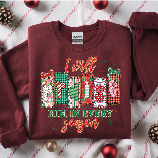 I will Praise Him in Every Season, DTF Transfer