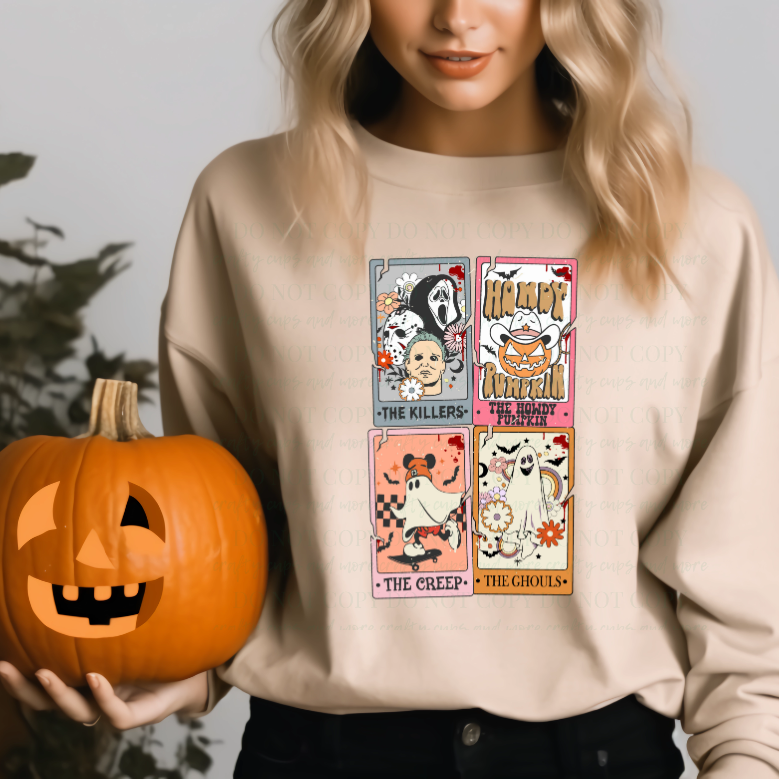 Halloween Tarot Cards-Sublimation Transfer