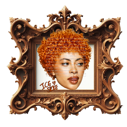 Ice Spice, Rapper, Girl Rapper, Retro,DTF Print