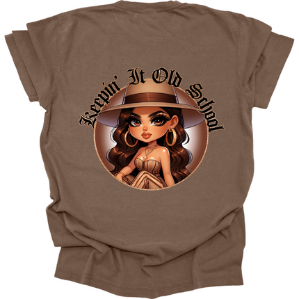 Keepin' it Old School, Chicana, Latina, DTF Transfer