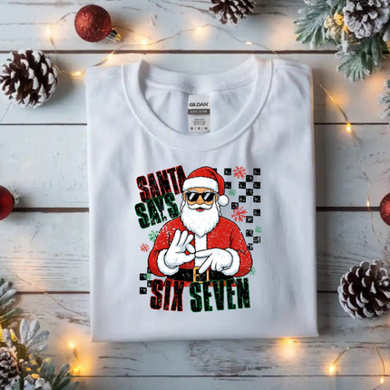Santa Six Seven, DTF Transfer