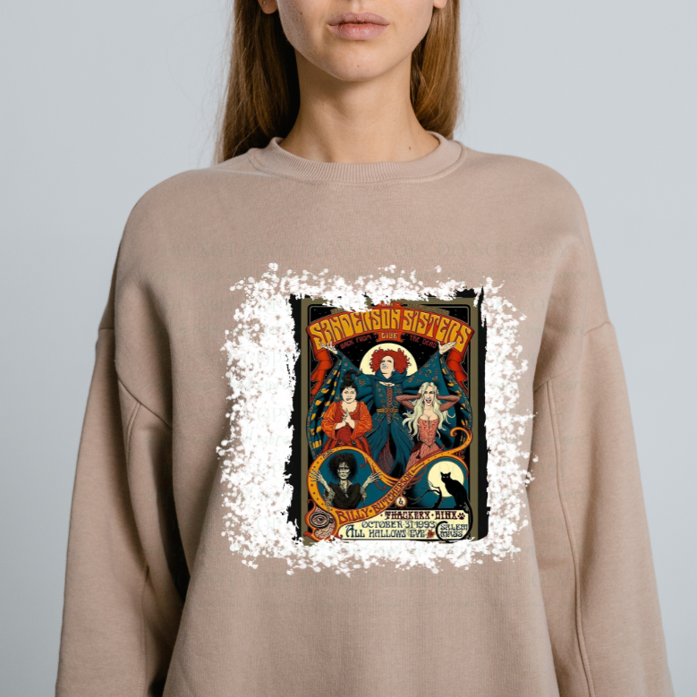 Sanderson Sisters, Sublimation Transfer