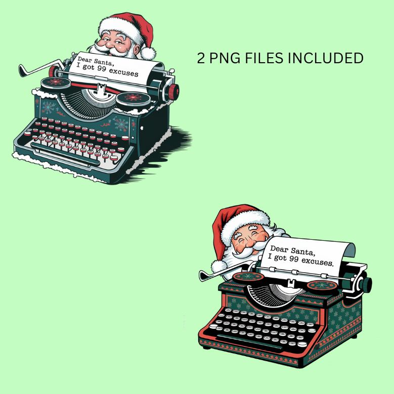 Santa 99 problems PNG Download