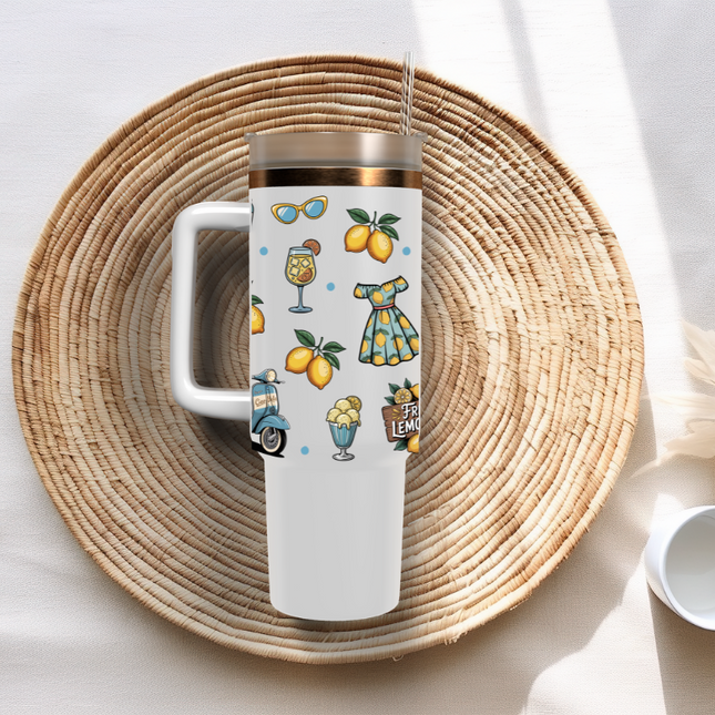 Italian Summer, Girlie, Lemons, UV Cup Wrap