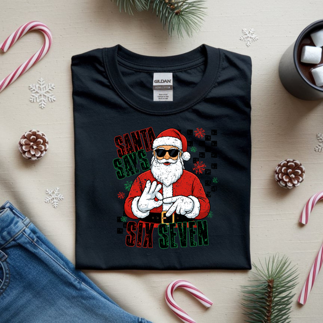 Santa Six Seven, DTF Transfer