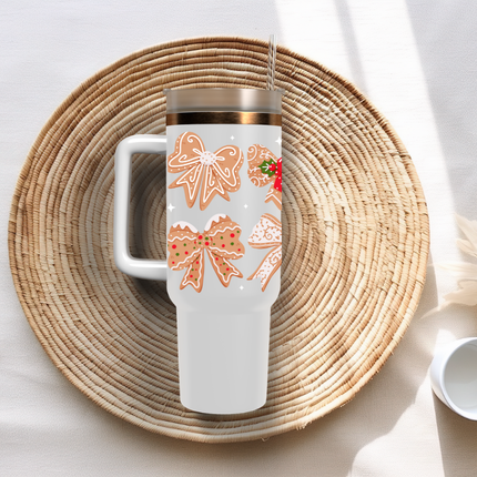 Gingerbread Coquette Bow UV Wrap