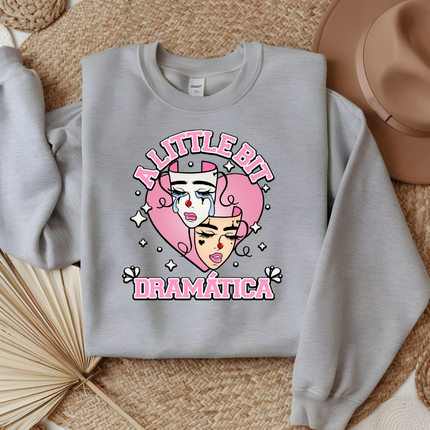A little Bit Dramatica, DTF Transfer, Smile Now Cry Later, Chicana