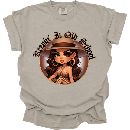 Keepin' it Old School, Chicana, Latina, DTF Transfer