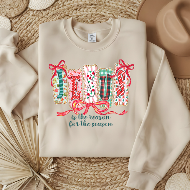 Jesus is the Reason for the Season, DTF Transfer