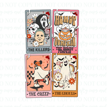 Halloween Tarot Cards-PNG