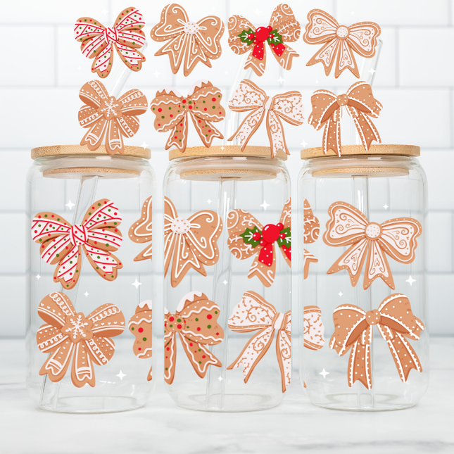 Gingerbread Coquette Bow UV Wrap