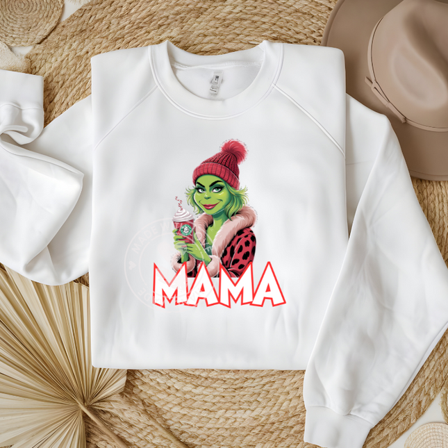 Mama Grinch, Grinchmas, DTF Transfer