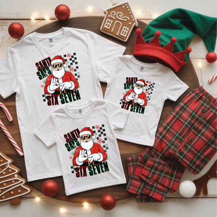 Santa Six Seven, DTF Transfer