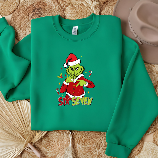 Grinch Six Seven, DTF Transfer