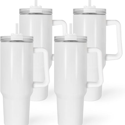 40oz sublimation tumbler w/handle
