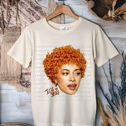 Ice Spice, Rapper, Girl Rapper, Retro,DTF Print