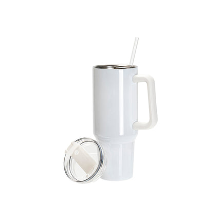 40oz sublimation tumbler w/handle