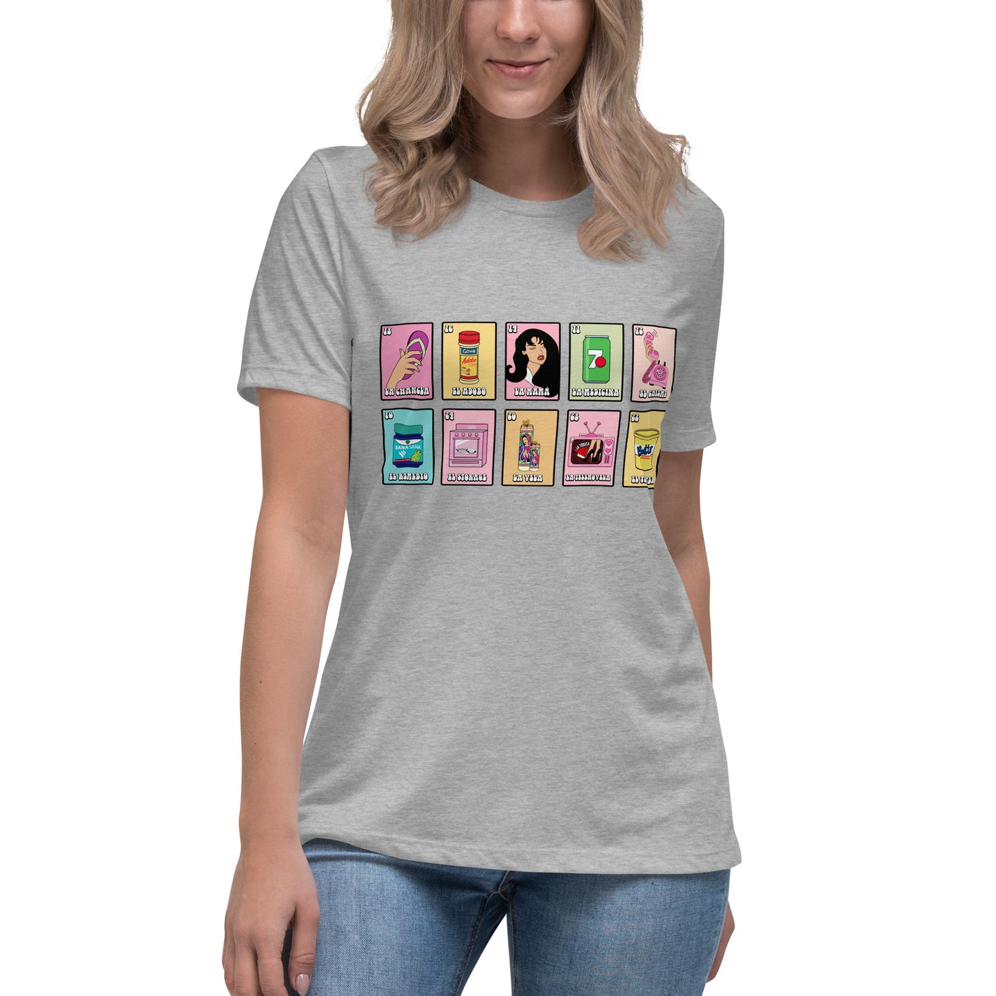 Women's Relaxed T-Shirt-Loteria De Mama