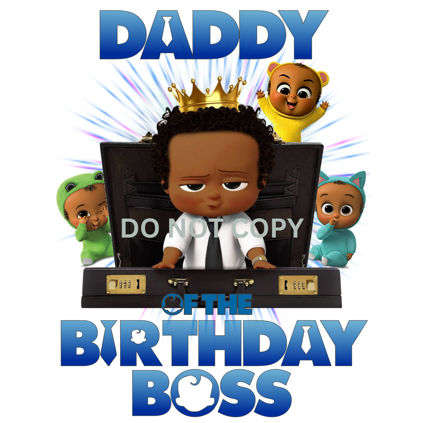 Boss Baby, 1st Bday, PNG BUNDLE