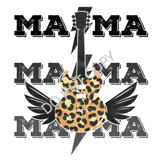 Rocker MAMA Sublimation Transfer