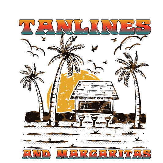 Tanlines & Margaritas Transfer