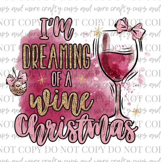 Wine Christmas, Sublimation Transfer
