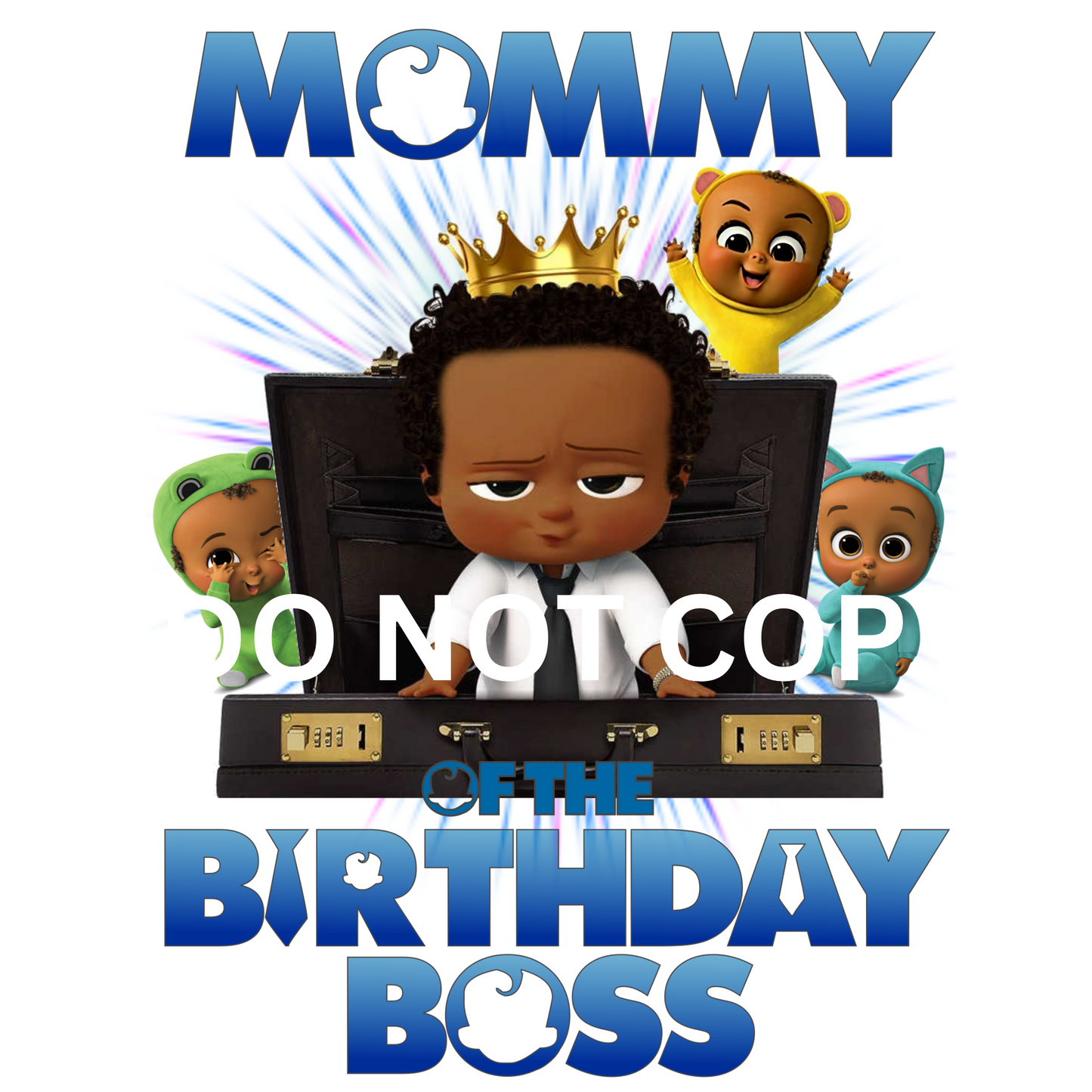 Boss Baby, 1st Bday, PNG BUNDLE