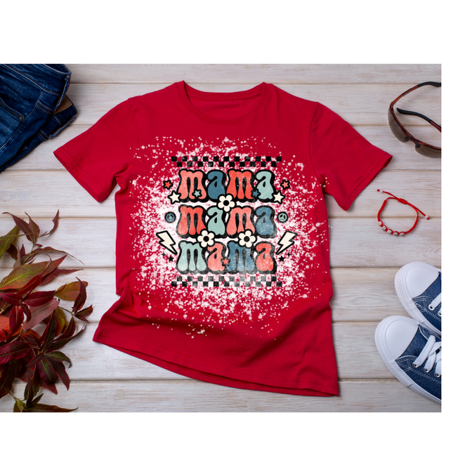 Mama, Fourth of July, Sublimation Transfer