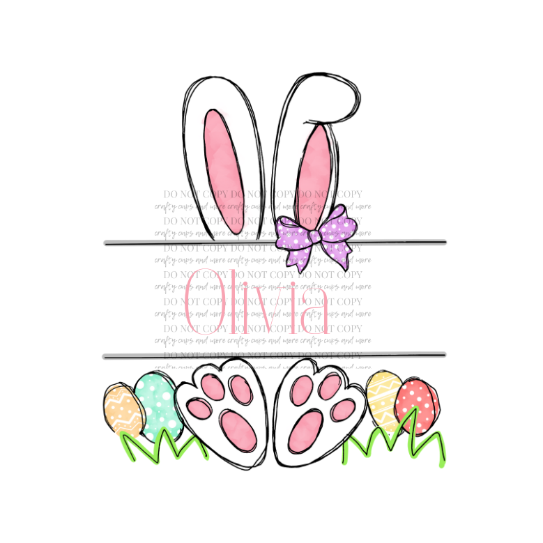 Easter Bunny, PNG, Customizable