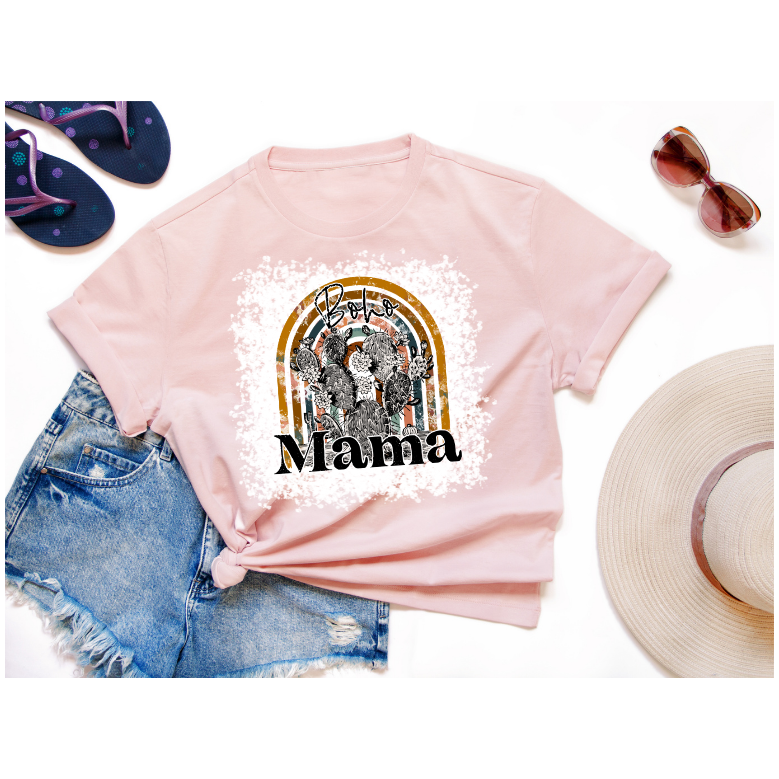 Boho Mama, Sublimation Transfer