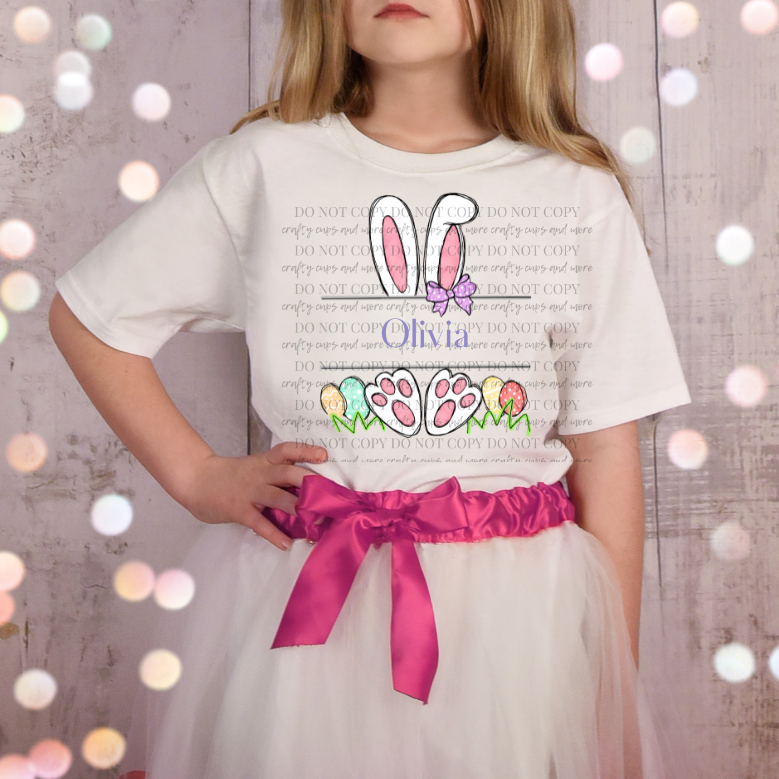 Easter Bunny, PNG, Customizable