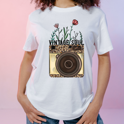 Vintage Camera, Sublimation Transfer, Ready to Press
