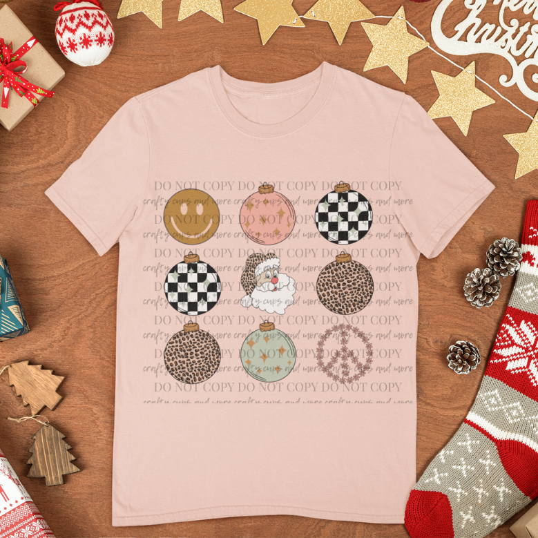 Retro Christmas, Sublimation Transfer