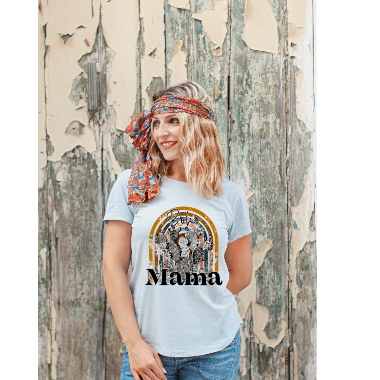 Boho Mama, Sublimation Transfer