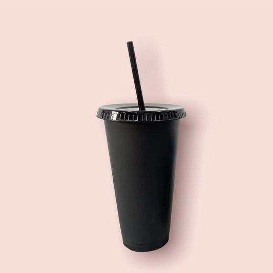 Black Out Cold Cups (Set of 5) 24oz