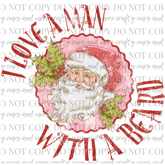 Santa, Sublimation Transfer