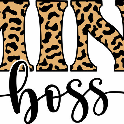 Mom & Mini Boss Sublimation Transfer