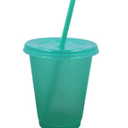 16oz / Green Glitter