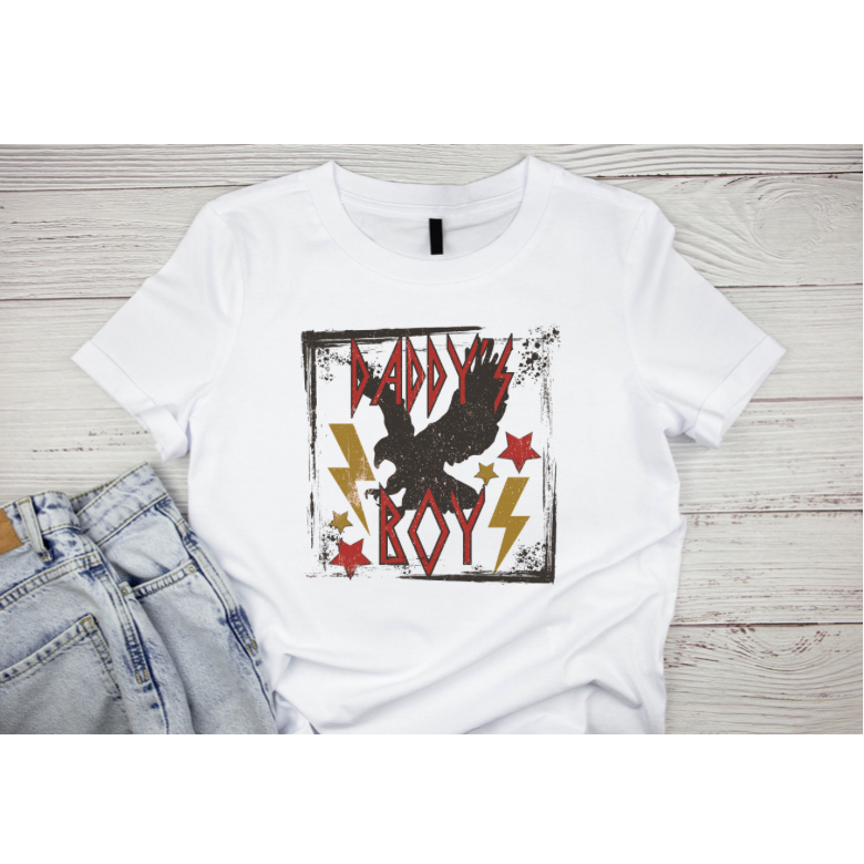 Daddy’s Boy, Mamas Boy, Sublimation Transfer