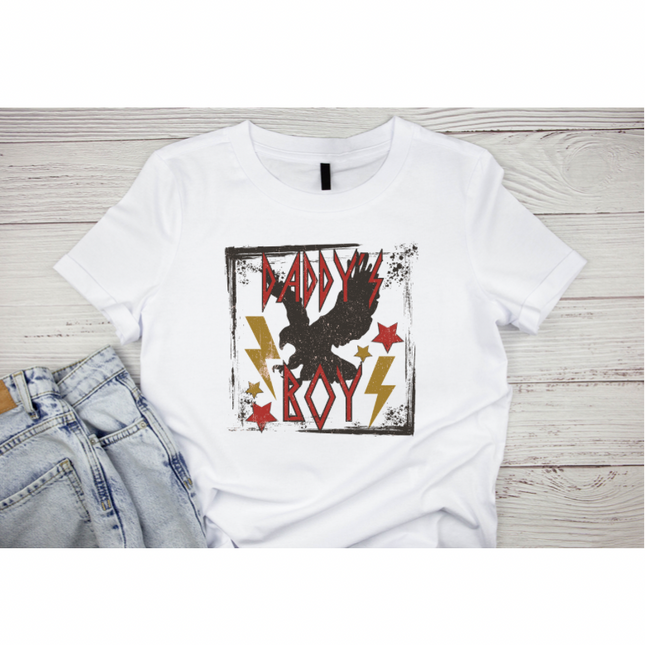 Daddy’s Boy, Mamas Boy, Sublimation Transfer